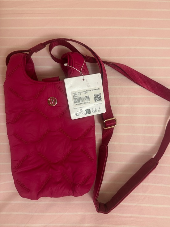 lululemon athletica Handbags - lululemon athletica Hot Pink Quilted Crossbody Bag